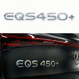 Шильдик надпись багажника EQS450+ Mercedes-Benz Мерседес Хромований