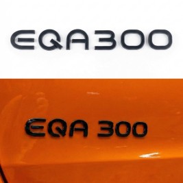 Шильдик надпись багажника EQA300 Mercedes-Benz Мерседес Чорний