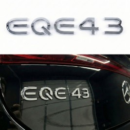 Шильдик надпись багажника EQE43 Mercedes-Benz Мерседес Хромований
