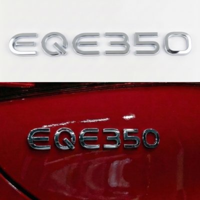 Шильдик надпись багажника EQE350 Mercedes-Benz Мерседес Хромований