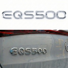 Шильдик надпись багажника EQE500 Mercedes-Benz Мерседес Хромований