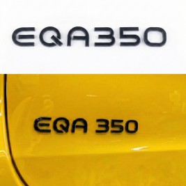 Шильдик надпись багажника EQA350 Mercedes-Benz Мерседес Чорний