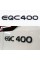 Шильдик надпись багажника EQC400 Mercedes-Benz Мерседес Чорний