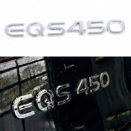 Шильдик надпись багажника EQS450 Mercedes-Benz Мерседес Хромований