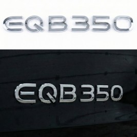 Шильдик надпись багажника EQB350 Mercedes-Benz Мерседес Хромований