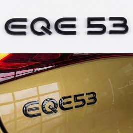 Шильдик надпись багажника EQE53 Mercedes-Benz Мерседес Чорний