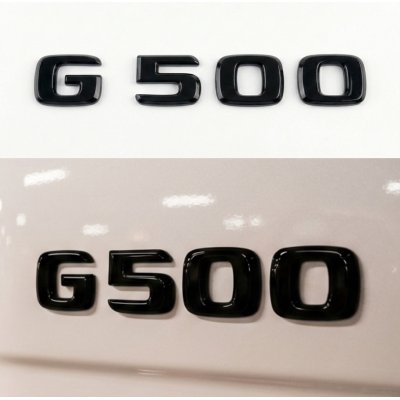 Шильдик надпись багажника G500 Mercedes-Benz Мерседес Г500 Чорний