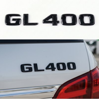 Шильдик надпись багажника GL400 Mercedes-Benz Мерседес ГЛ400 Чорний