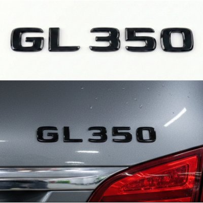 Шильдик надпись багажника GL350 Mercedes-Benz Мерседес ГЛ350 Чорний