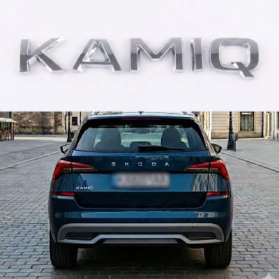 Шильдик емблема на багажник KAMIQ для SKODA, Камік для Шкода хром