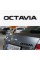 Шильдик на багажник, напис на багажник Октавія OCTAVIA Skoda Чорний глянець