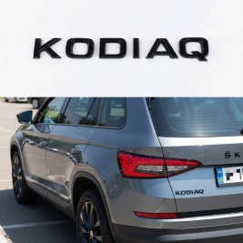 Шильдик емблема на багажник KODIAQ для SKODA, Кодіак для Шкода чорний