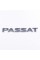 Емблема наклейка на кришку багажника PASSAT Volkswagen ПАССАТ 19 x 2,3 см Хром