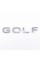 Емблема наклейка на кришку багажника NEW GOLF Volkswagen ГОЛЬФ 16 x 2 см Хром