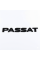 Емблема наклейка на кришку багажника PASSAT Volkswagen ПАССАТ 19 x 2,3 см Чорний