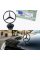 Емблема приціл Mercedes значок в капот Мерседес A2108800186 чорний глянцевий