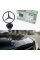 Емблема приціл Mercedes значок в капот Мерседес A2108800186 чорний глянцевий