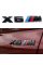 Металева емблема (логотип) X6M BMW (БМВ) шильдик на багажник Чорний 17 x 2.7см