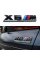 Металева емблема (логотип) X6M COMPETITION BMW (БМВ) шильдик на багажник Чорний 17 x 3.7см