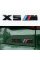 Металева емблема (логотип) X5M BMW (БМВ) шильдик на багажник Чорний 17 x 2.7см
