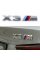 Металева емблема (логотип) X3M BMW (БМВ) шильдик на багажник Хром 17 x 2.7см