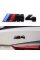 Металева емблема (логотип) M 4 BMW (БМВ) шильдик на багажник Чорний 8.9 x 2.9см
