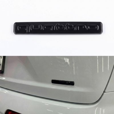 Шильдик на багажник напис на багажник Ауді, Audi Quattro, Кватро, A3, A4, A5, A6, A7, A8, Q3, Q5, Q7, Quattro