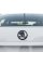 Емблеми значки на капот, багажник Skoda Шкода 90мм, 80мм. Комплект (набір 2шт)
