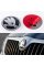 Emblem badge on the hood , trunk Skoda Skoda 90 mm Chrome , black