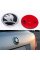 Emblem badge on the hood , trunk Skoda Skoda 80 mm Chrome , black