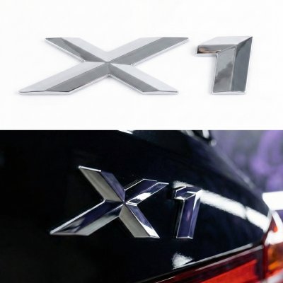 Шильдик напис багажника BMW БМВ X1 Хром для E84, F48, F49, U11