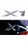 Шильдик напис багажника BMW БМВ X1 Хром для E84, F48, F49, U11