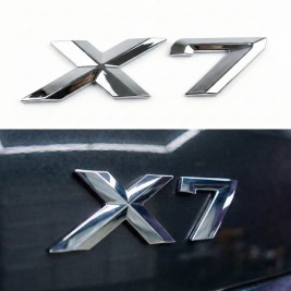 Шильдик напис багажника BMW БМВ X7 Хром для G07