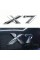 Шильдик напис багажника BMW БМВ X7 Хром для G07