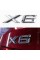 Шильдик напис багажника BMW БМВ X6 Хром для E71, F16, G06