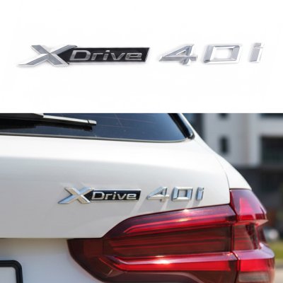 Шильдик Емблема Напис BMW XDrive 40i для БМВ, Хдрайв 40і хром