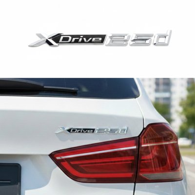 Шильдик Емблема Напис БМВ BMW, XDrive 25d, X1, X2, X3, X4, X5, X6, Xdrive, 25d
