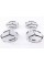 Caps plugs for Mercedes-Benz disks Mercedes Chrome silver 75mm A2204000125
