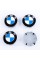 Caps (plugs) for alloy wheels BMW (BMW) 68 mm. Classic white blue (36136783536) set