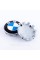 Caps (plugs) for alloy wheels BMW (BMW) 68 mm. Classic white blue (36136783536) set