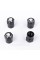 Protective caps for Skoda nipples 4 pcs with logo 4 pcs Black