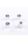 Protective caps for Renault valve nipples 4 pcs Chrome