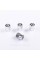 Protective caps for Renault valve nipples 4 pcs Chrome