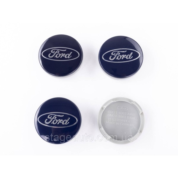 Caps plugs for alloy wheels FORD Ford 54 mm Blue 6M21-1003
