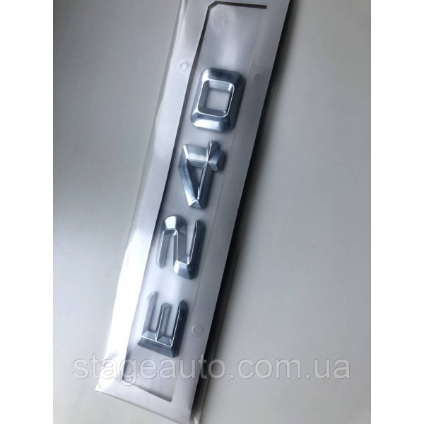 Nameplate Inscription Trunk Mercedes Benz E240