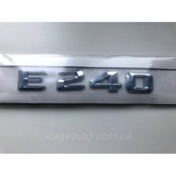 Nameplate Inscription Trunk Mercedes Benz E240