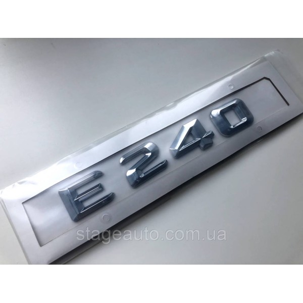 Nameplate Inscription Trunk Mercedes Benz E240