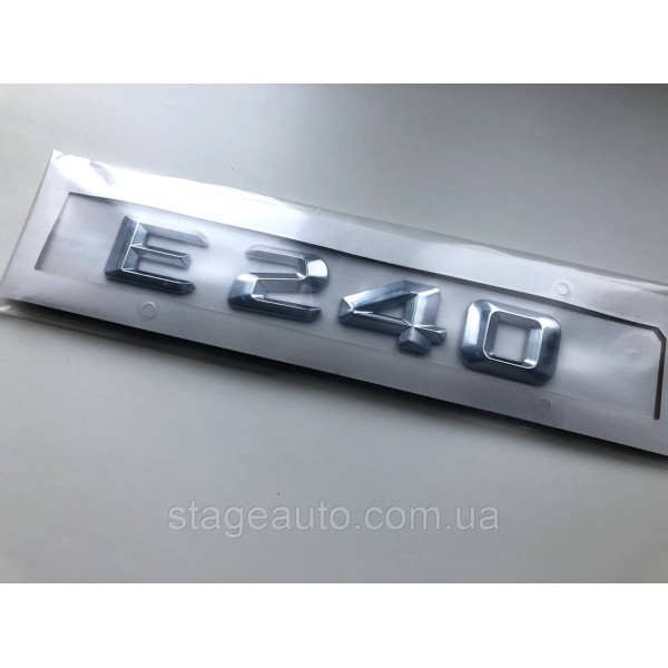 Nameplate Inscription Trunk Mercedes Benz E240
