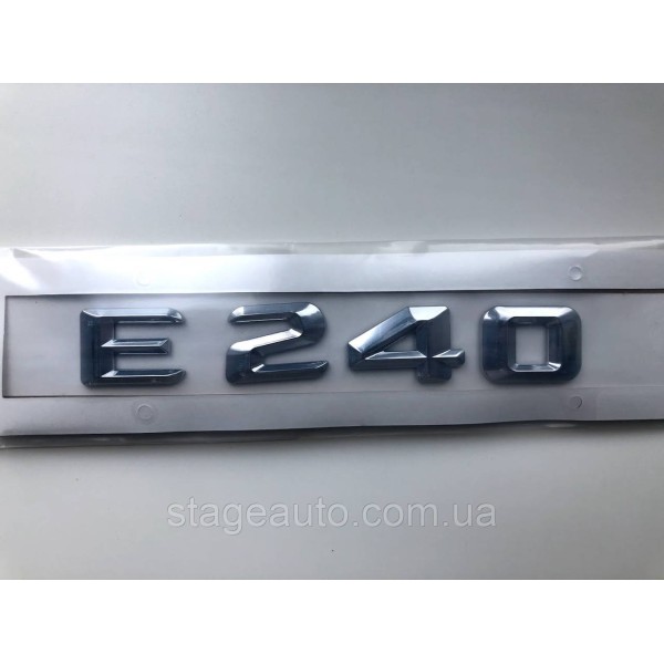 Nameplate Inscription Trunk Mercedes Benz E240