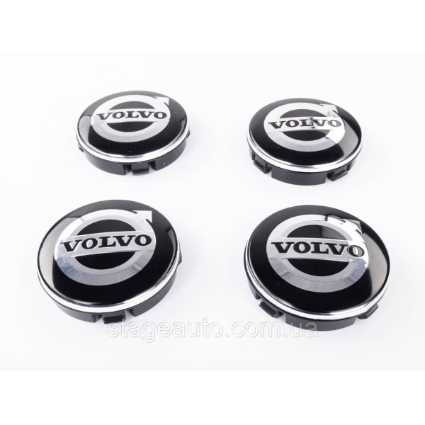 Ковпачки Заглушки Для Дисків Вольво Volvo 64мм, 30748052, S40, S60, S70, S80, S90, V40, V50, V60, V70, XC60,